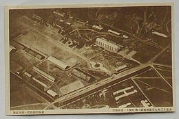 大正十三年七月羅南部隊と飛行隊との連合演習　羅南野砲兵営と砲車縦隊(絵葉書)