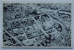 福岡　空中より見たる市の中枢部福岡県庁付近(絵葉書)