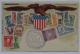 米国艦隊歓迎紀念(絵葉書)