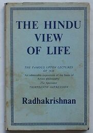 The Hindu view of life　The famous upton lectures of 1926 (英文)