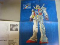 機動戦士ガンダムマニュアル　精密図解集　ファンタスティックコレクション・スペシャル　大判カラーシート8シート・ブループリント8シート）
