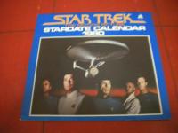 ＵＳＡ版　スタートレック１９８０年カレンダー　１４枚つづり　輸送箱入り　約３０×３５ｃｍ