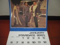 ＵＳＡ版　スタートレック１９８０年カレンダー　１４枚つづり　輸送箱入り　約３０×３５ｃｍ