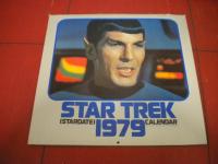 ＵＳＡ版　スタートレック１９７９年カレンダー　輸送箱入り　約３０×３５ｃｍ