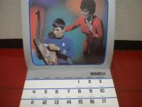 ＵＳＡ版　スタートレック１９７９年カレンダー　輸送箱入り　約３０×３５ｃｍ