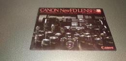 ＣＡＮＯＮ　ＮｅｗＦＤ　ＬＥＮＳＥＳ　１９８０・１１　カタログ