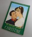 恋ひとすじに：Christine/アラン・ドロン、ロミー・シュナイダー：映画パンフレット