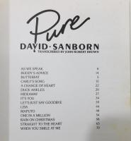 洋書楽譜『Pure　DAVID SANBORN』