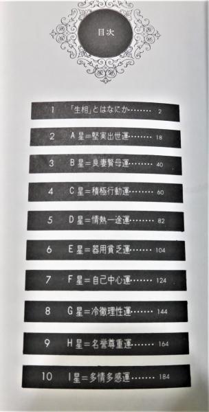 生相術 生まれ年がきめるあなたの幸運』 イラスト：宇野亜喜良(浅野