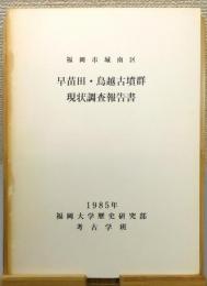 『早苗田・鳥越古墳群 現状調査報告書』