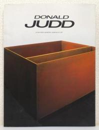 『ドナルド・ジャッド/Donald Judd』