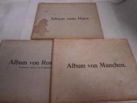 20世紀初頭　ドイツのアルバム　
Album von Berlin、Album von m〓nchen、Album von Harz、Album von Rostock,、Album von R〓gen、Album von Bremen、Album von DRESDEN UND DER S〓CHSISCHEN SCHWEIZ、Album der nordseeb〓der、DER RHEIN BON MAINZ BIS K〓LN　9冊