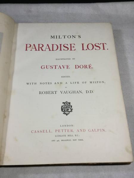洋書 ミルトン 失楽園 MILTON'S PARADISE LOST(Robert Vaughan
