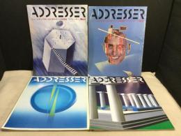 Addresser No.1～4 アドレッサー 4冊