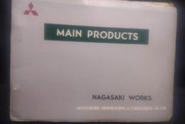 三菱重工業長崎造船所　製品紹介パンフレット　MAIN PRODUCTS