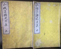山城名勝風月集　乾・坤 ２冊揃