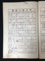 大正改版　宝生流謡曲正本名寄