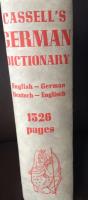 Cassell's  German and Englisch  Dictionary. English - German /   Deutsch - Englisch  Dictionary