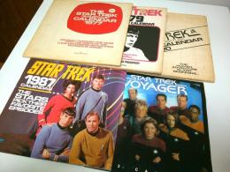 輸入版 スタートレック カレンダー 1977/1979/1980/1987/2002　5点セット