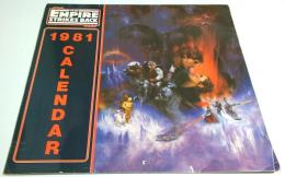 輸入版 スターウォーズ帝国の逆襲 1981年カレンダー