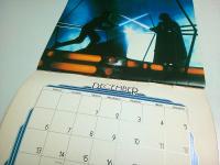 輸入版 スターウォーズ帝国の逆襲 1981年カレンダー