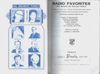 Albert E.Brumley's Book of Radio Favorites -1966 Revised and Enlarged Edition【英文楽譜】