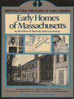 ARCHITECTURAL TREASURES OF EARLY AMERICA　8冊揃 ―An Early American Society Book【英文洋書】