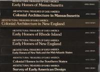 ARCHITECTURAL TREASURES OF EARLY AMERICA　8冊揃 ―An Early American Society Book【英文洋書】