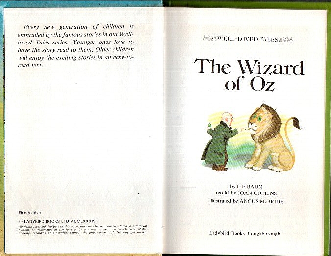 The Wizard of Oz（オズの魔法使い） 【Well-Loved Tales Level