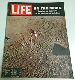 LIFE(Asia Edition) August.18.1969 -ON THE MOON: Footprints and Photographs by Neal Armstrong and Edwin Aldrin【英文雑誌】