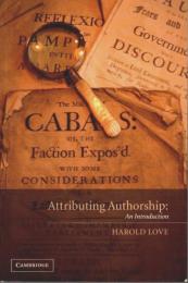 Attributing Authorship : An Introduction【英文洋書】
