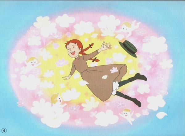 昭和　レトロ　赤毛のアン生地　反物　カントリー　世界名作劇場 昭和レトロ赤毛のアン生地反物カントリー世界名作劇場