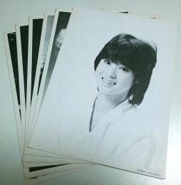 80年代アイドル大判ポートレート 6枚セット ―松田聖子/堀ちえみ/石川秀美/小泉今日子/岡田有希子/飯島真理（雑誌付録）