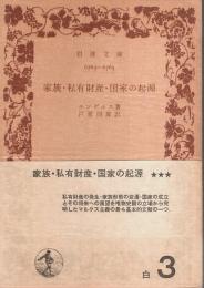 家族・私有財産・国家の起源 ―ルイス・H・モーガンの研究に関連して【岩波文庫】
