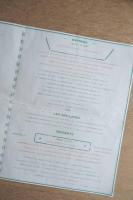 フランス高級レストラン ヴィンテージ大判メニュー表