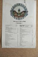 AYINGER BIER ヴィンテージ メニュー表