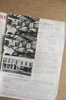 La Reine Pédauque ヴィンテージ メニュー表