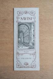 SAVINI 朝食メニュー（Galleria Vittorio Emanuele）