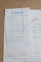 Restaurant La Bourgogne ヴィンテージ メニュー一式
