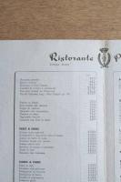 Ristorante Pesce d’Oro ヴィンテージ メニュー表