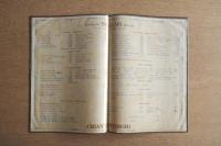 Ristorante BUCA LAPI ヴィンテージ メニュー表
