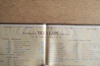 Ristorante BUCA LAPI ヴィンテージ メニュー表
