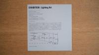 Lighting Art Gallery SOMEWERE Exhibition：Lighting Art チラシ ＜山際照明造形美術振興会＞