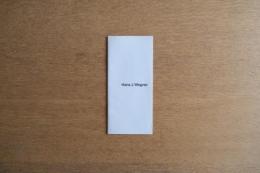 ディー・サイン　HANS J. WEGNER　カタログ（プライスリスト付）