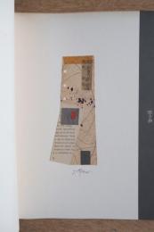 宙の花 室越健美展 ＜扉頁にコラージュ小品貼付、下部に鉛筆サイン入＞