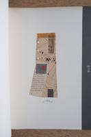 宙の花 室越健美展 ＜扉頁にコラージュ小品貼付、下部に鉛筆サイン入＞