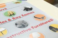 Jean Prouvé Charles & Ray Eames Constructive Furniture展 ＜ジャン・プルーヴェ & イームズ展 ポスター＞