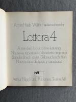 Lettera 4 : A standard book of fine lettering