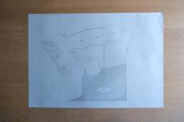 石山修武『現代建築 空間と方法 4｜松崎町の仕事』ポスター A1サイズ（1986年・同朋舎出版）