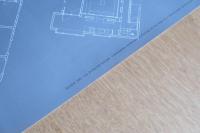 室伏次郎『現代建築 空間と方法 20｜9枚の家』ポスター（同朋舎出版）A1判